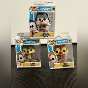 Funko Disney Bitty Pop! Vinyl Lot Of 3